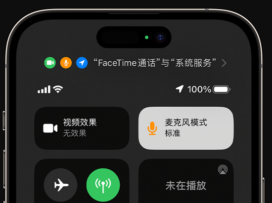 永安苹果授权维修网点分享iPhone在通话时让你的声音更清晰 