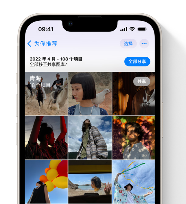 永安苹果维修网点分享在 iPhone 上使用共享图库 