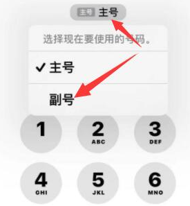 永安苹果14维修店分享iPhone 14 Pro Max使用副卡打电话的方法 