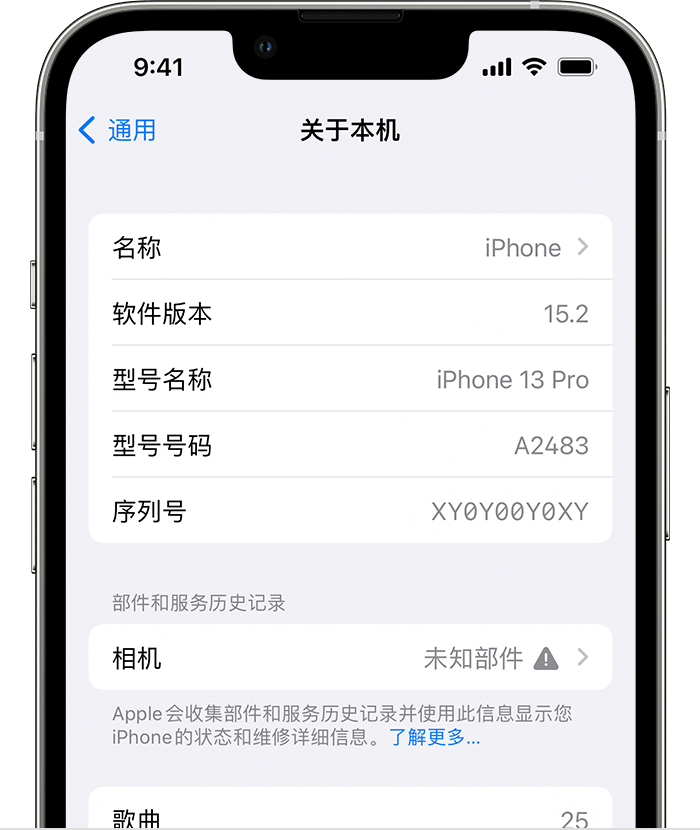 永安苹果维修分享iPhone 出现提示相机“未知部件”是什么原因？ 